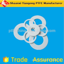 Wholesale kinds of 100% virgin white PTFE Teflon gasket !!! Big factory supplying